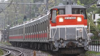 【甲種輸送】 DE10-1666+東急5080系 6両 北鎌倉～鎌倉通過