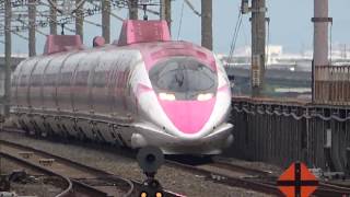 ハローキティ新幹線500系を新倉敷駅で撮影(2019/8/24)