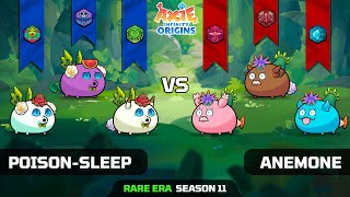 POISON-SLEEP vs ANEMONE | SEASON 11 | AXIE INFINITY ORIGINS