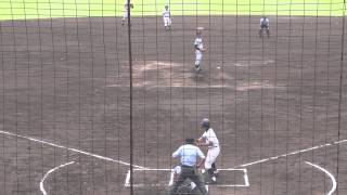 2013/9/14　神奈川大会3回戦　横浜vs湘南　湘南高校 1回表に2点先制