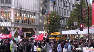 Ad Trucks in Shibuya scramble crossing!!