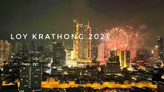 Bangkok Fireworks - Loy Krathong Festival 2021