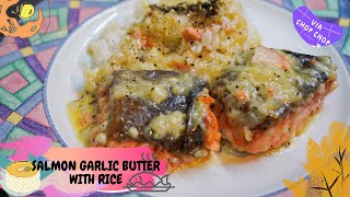 SALMON GARLIC BUTTER - SALMON GARLIC BUTTER CREAM SAUCE - SALMON RECIPES - SALMON SAUS BAWANG