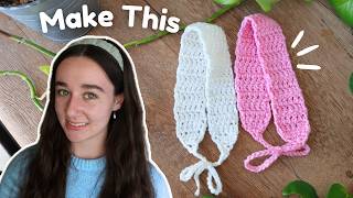 How to Crochet a Basic Headband for Beginners | Quick Project