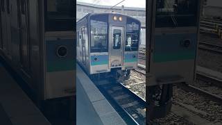 E127系100番台 篠ノ井線 普通 松本駅乗車 2024.12.18