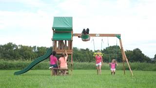 Belmont Wooden Swing Set - Backyard Discovery