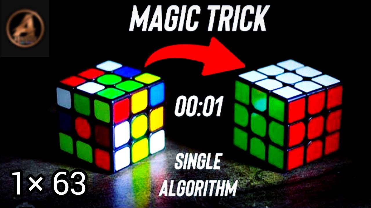 Rubik S Cube 3 3 Magic Tricks To Solve The Cube Cube Solve Tricks
