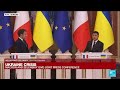 Ukraine crisis: Macron and Zelensky give joint press conference • FRANCE 24 English