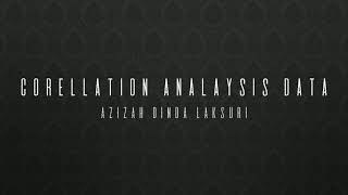 Correlation Analysis Data (Statistic Final Project)