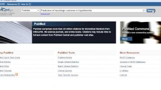 Finding web articles in PubMed