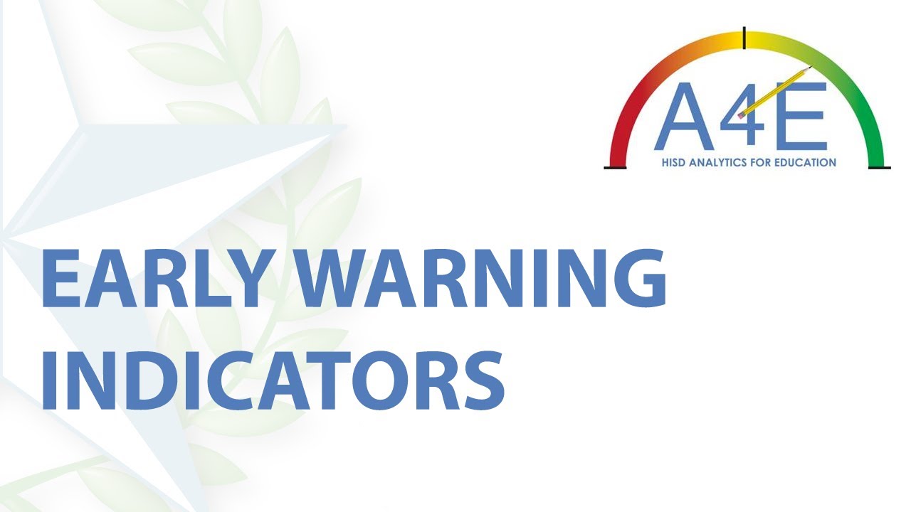 Early Warning Indicators Definition At Alyssa Wekey Blog