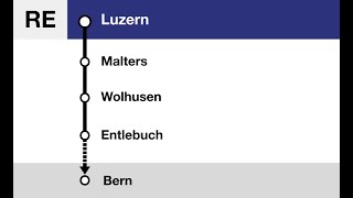 BLS Ansagen » RE Luzern — Bern (2022) | Kamblyzug | SLBahnen