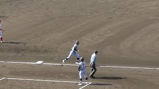 東海大菅生 千田光一郎 ホームラン(聖カタリナ戦/第93回選抜高校野球大会)