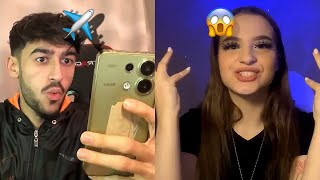 instagram live deaf Samvok and Valya 😱✈️