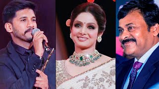 Vijay Yesudas's Proud Moment To Receive Award In Front Of Chiranjeevi And Sridevi