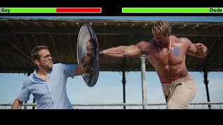 Free Guy (2021) Final Battle with healthbars