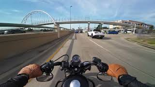 Harley Davidson 48 Forty Eight - XL 1200x - LOUD Vance and Hines Exhaust - POV - 4K