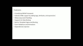 Chapter 1 AngularJS Introduction