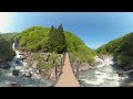 360°vr動画【4k3d】自然景観｜苗名滝｜新潟県妙高市