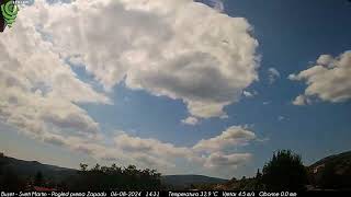 Buzet - Sveti Martin - Pogled prema Zapadu - 06.08.2024 - Day - TimeLapse