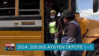 Pou Ane 2024 la Sendomeng Depòte Plis Pase  200,00 Migran Ayisyen