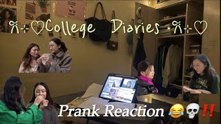 MY FIRST EVER PRANK || HILARIOUS REACTION || FUNNY || COLLEGE DIARIES || TIBETAN YOUTUBER