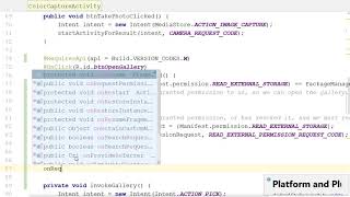 Android Runtime Permissions Code Demonstration