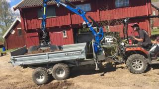 Avesta Vagnen ms48 mini forwarder Digging ground masses