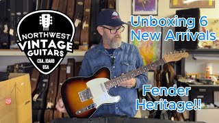 Unboxing 6 New Arrivals - Fender Heritage!