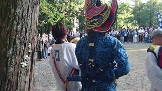 2019 和歌山県・日高川町 丹生神社祭り19（松瀬・竹馬）