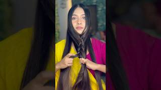 Wedding braided hairstyle😱|easy but unique#youtubeshorts #shorts #hairstyle #hair #wedding#festival