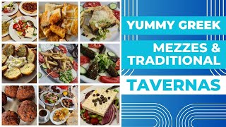 Two Tavernas and a mezze bar in ATHENS, GREECE! Indulge in moussaka, souvlaki, saganaki, \u0026 MORE! G R