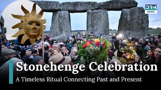 Stonehenge: A Sacred Gathering for the Winter Solstice, Honoring Ancient Druid Rituals | AQ1G