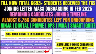 🔥Total 6,756 Candidates Left For Onboarding | TCS Complete All Remaining Joining by March-April 2025