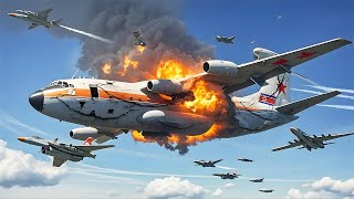 3 MINUTES AGO! North Korean Cargo Plane Carrying 12,000 Elite Troops Shot Down by US Air Defenses