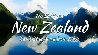 12 Best Places to Visit in New Zealand 4K HD Travel Exposure