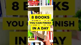 8 Books You can Finish In A Day | #shorts | Books to Read in 2022 | Best fiction books of all time