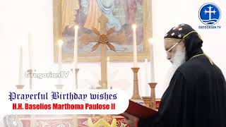 Birthday Wishes  H.H. Catholicos