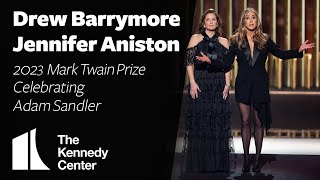 Drew Barrymore and Jennifer Aniston on Adam Sandler | Mark Twain Prize