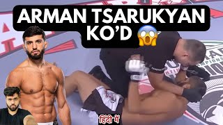 ARMAN TSARUKYAN KO'd 😱#armantsarukyan #ufc311