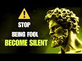 7  BRUTAL  Benefits of Being Silence  | Be SILENT and SHOCK Them All