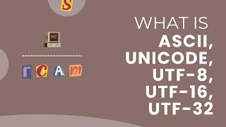 What is ASCII, Unicode, UTF-8 in simple terms