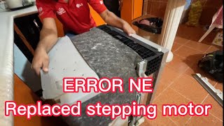 Replace stepping motor . NE error @LGGlobal  #homeappliance #lg #lg전자  #technical