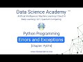 Python Programming for Beginners Py016: Errors and Exceptions