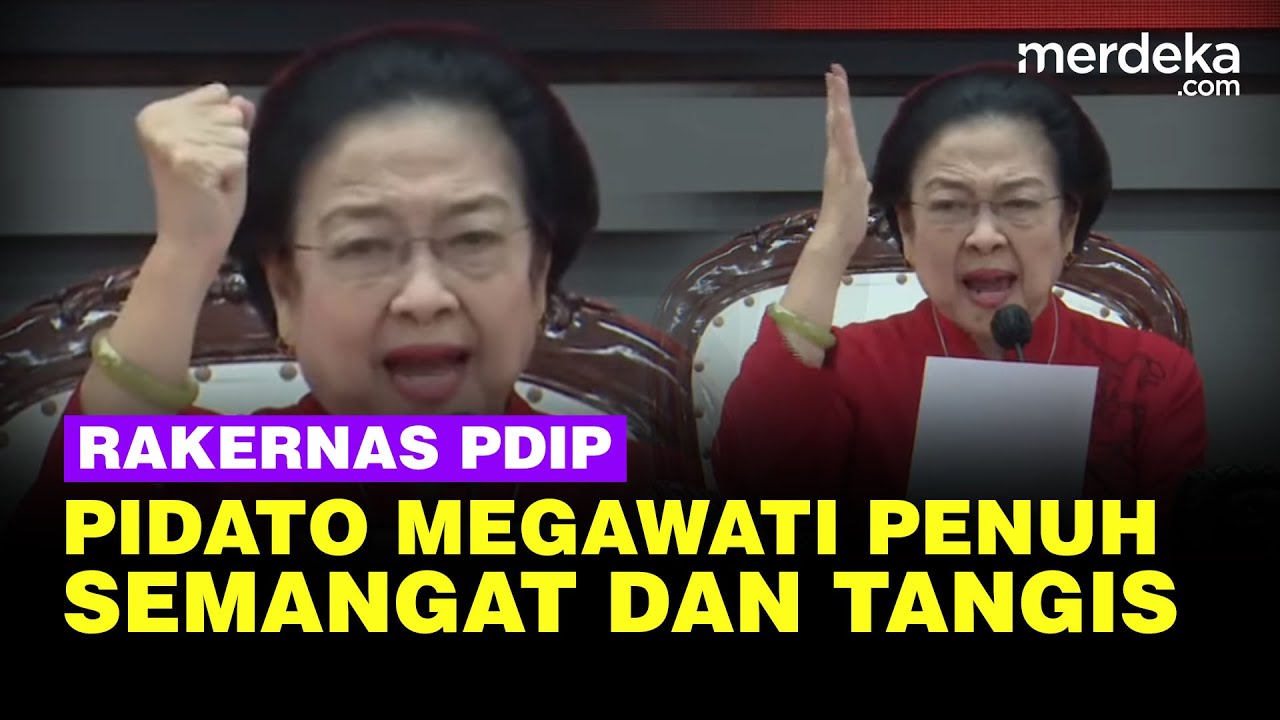 [FULL] Pidato Megawati Kobarkan Semangat Kader Sampai Nangis Di ...