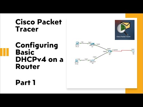 Cisco Packet Tracer - Configuring Basic DHCPv4 On A Router - Part 1 ...