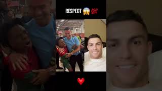 Ronaldo Reacts video 🙏🔥🥶 #short #shorts #reaction #viral #cr7 #football  #respect #fyp