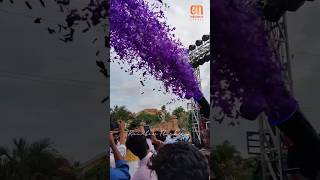 Magizhchi Events Rainbow blower in Temple festivals|Booking📞9600448069 #first #co2 #confetti in #tn