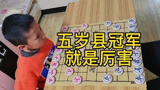 五歲縣冠軍就是厲害，環環相扣，步步為營，不服不行！ 【象棋小寶】