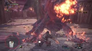 【餛飩】魔物獵人世界【MHW】4.01 Code Red  紅魂石 但丁α 和 充能斧 但丁的魔劍